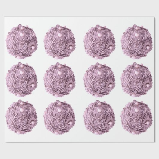 Umschlagpapier für gefrorene rosafarbene Ziergegen Geschenkpapier (Flach)