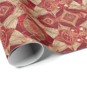 Umschlagpapier für Goldene Leidenschaft für Valent Geschenkpapier (Rolleneckpunkt)