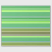 Umschlagpapier für grüne Streifen Geschenkpapier (Flach)
