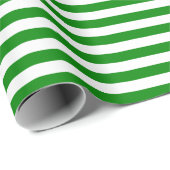 Umschlagpapier für grüne und weiße Streifen Geschenkpapier (Rolleneckpunkt)