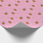 Umschlagpapier für Halloween - Pumpkins, Skulls, Geschenkpapier (Ecke)
