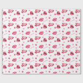 Umschlagpapier für Herz und Lippen Geschenkpapier (Flach)