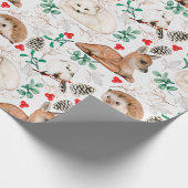 Umschlagpapier für kostbare Waldkritter Geschenkpapier (Ecke)