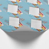 Umschlagpapier für künstlerische Fahrzeuge Geschenkpapier (Ecke)