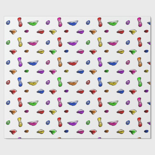 Umschlagpapier für mehrere Kletterhalterungen Geschenkpapier (Flach)