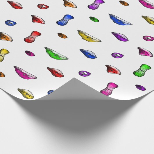 Umschlagpapier für mehrere Kletterhalterungen Geschenkpapier (Ecke)