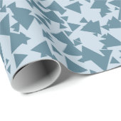 Umschlagpapier für moderne geometrische Dreiecke Geschenkpapier (Rolleneckpunkt)