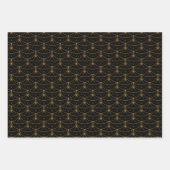 Umschlagpapier für Moos und Sterne Geschenkpapier Set (Vorderseite 2)