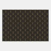 Umschlagpapier für Moos und Sterne Geschenkpapier Set (Vorderseite)