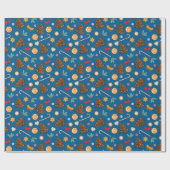 Umschlagpapier für Neujahr . Geschenkpapier (Flach)