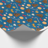 Umschlagpapier für Neujahr . Geschenkpapier (Ecke)