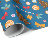 Umschlagpapier für Neujahr . Geschenkpapier (Rolleneckpunkt)