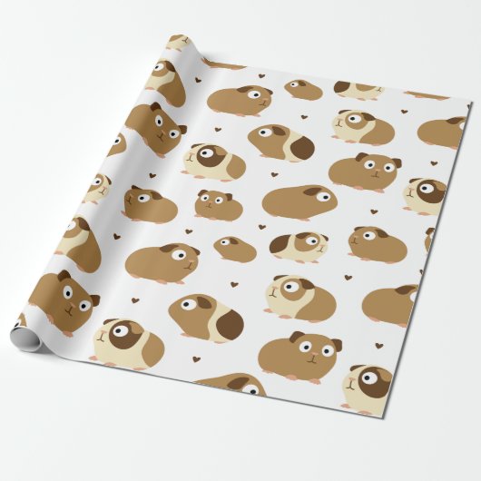 Umschlagpapier für niedliche Guinea Geschenkpapier (Ungerollt)
