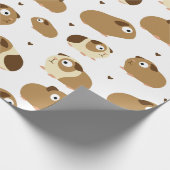 Umschlagpapier für niedliche Guinea Geschenkpapier (Ecke)
