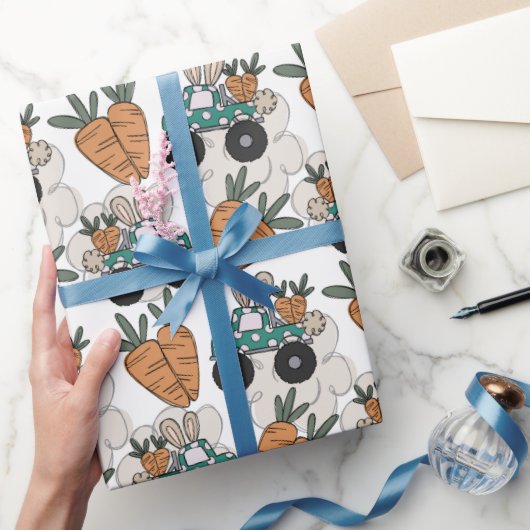 Umschlagpapier für Osterkaninchen Geschenkpapier (Schenken)