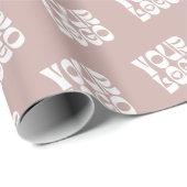 Umschlagpapier für rosafarbene Firmenlogos Geschenkpapier (Rolleneckpunkt)