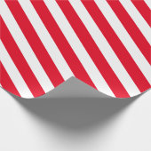 Umschlagpapier für rote und weiße Streifen Geschenkpapier (Ecke)