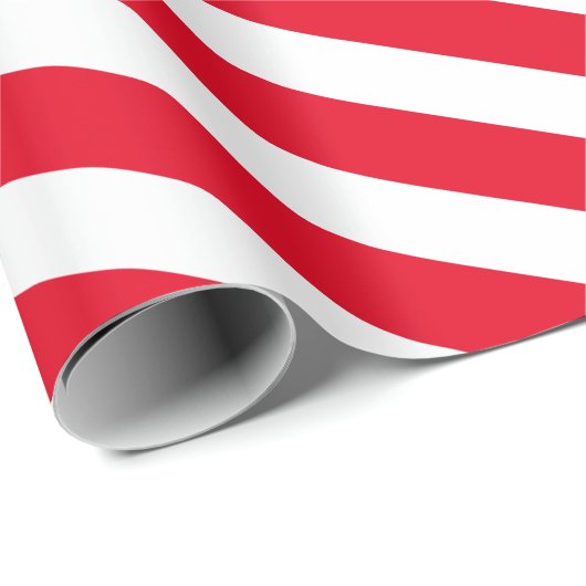 Umschlagpapier für rote und weiße Streifen Geschenkpapier (Rolleneckpunkt)