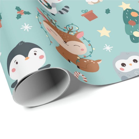 Umschlagpapier für schöne Tiere Geschenkpapier (Rolleneckpunkt)