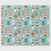 Umschlagpapier für schöne Tiere Geschenkpapier (Flach)