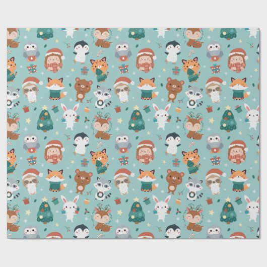 Umschlagpapier für schöne Tiere Geschenkpapier (Flach)