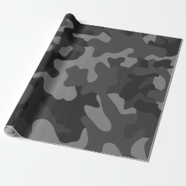 Umschlagpapier für schwarze und graue Camouflage, Geschenkpapier
