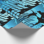 Umschlagpapier für Silhouetten-Tänzer Geschenkpapier