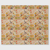 Umschlagpapier für Vögel und Schmetterlinge Geschenkpapier (Flach)
