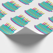 Umschlagpapier - Geburtstagskuchen Geschenkpapier (Ecke)