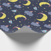 Umschlagpapier - Gute Nacht Geschenkpapier (Ecke)