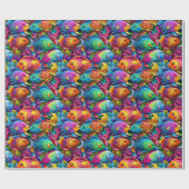 Umschlagpapier - Hochfisch 1 Geschenkpapier (Flach)