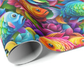 Umschlagpapier - Hochfisch 1 Geschenkpapier (Rolleneckpunkt)