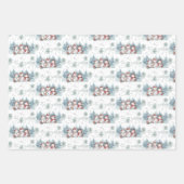 Umschlagpapier in einem Set mit drei Blättern Geschenkpapier Set (Vorderseite)