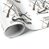 Umschlagpapier, Jagd, Jägergeschenke Geschenkpapier (Rolleneckpunkt)