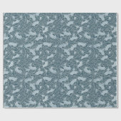 Umschlagpapier - japanische Fans in Denim Geschenkpapier (Flach)