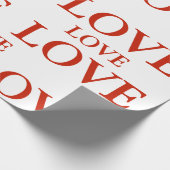 Umschlagpapier - LIEBE Geschenkpapier (Ecke)