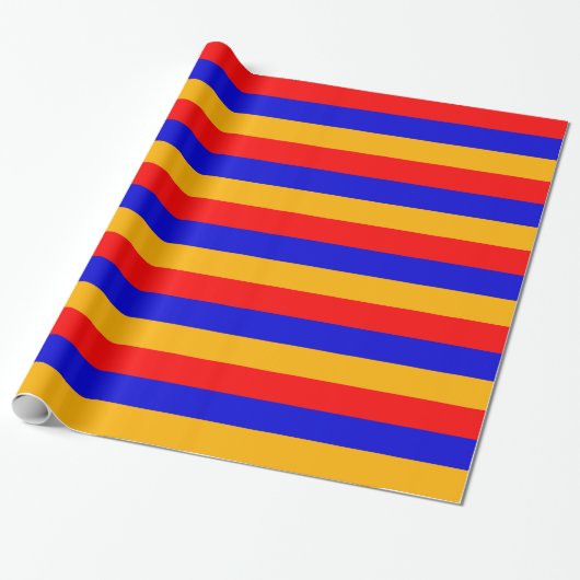 Umschlagpapier mit der Flagge Armeniens Geschenkpapier (Ungerollt)