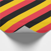 Umschlagpapier mit der Flagge Belgiens Geschenkpapier (Ecke)