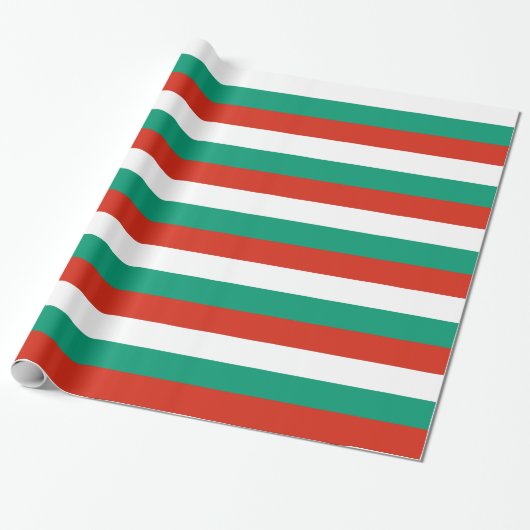 Umschlagpapier mit der Flagge Bulgariens Geschenkpapier (Ungerollt)