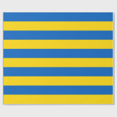 Umschlagpapier mit der Flagge der Ukraine Geschenkpapier (Flach)
