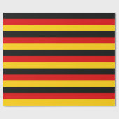 Umschlagpapier mit der Flagge Deutschlands Geschenkpapier (Flach)