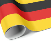 Umschlagpapier mit der Flagge Deutschlands Geschenkpapier (Rolleneckpunkt)