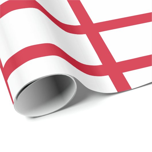 Umschlagpapier mit der Flagge Englands, Vereinigte Geschenkpapier (Rolleneckpunkt)