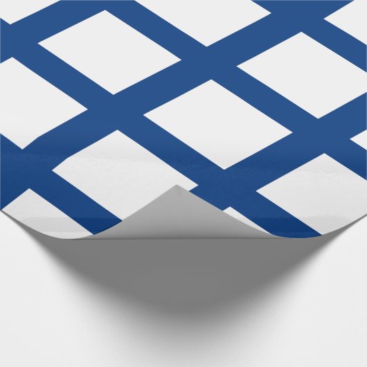 Umschlagpapier mit der Flagge Finnlands Geschenkpapier (Ecke)