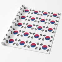 Umschlagpapier mit der Flagge Südkoreas