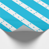 Umschlagpapier mit der Flagge von Honduras Geschenkpapier (Ecke)
