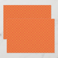Umschlagpapier mit einem Muster in orangefarbenem,