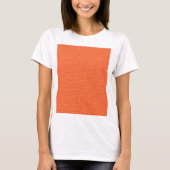 Umschlagpapier mit einem Muster in orangefarbenem, T-Shirt (Vorderseite)