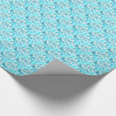 Umschlagpapier mit Fliesenmedaillen Geschenkpapier (Ecke)