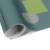 Umschlagpapier - Moderne Mitte des Jahrhunderts 1, Geschenkpapier (Rolleneckpunkt)